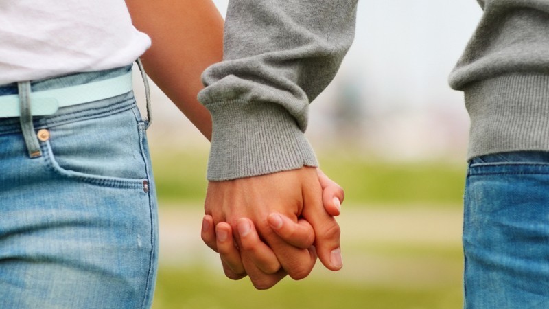 Pärchen Hand In Hand Pärchen Hand In Hand